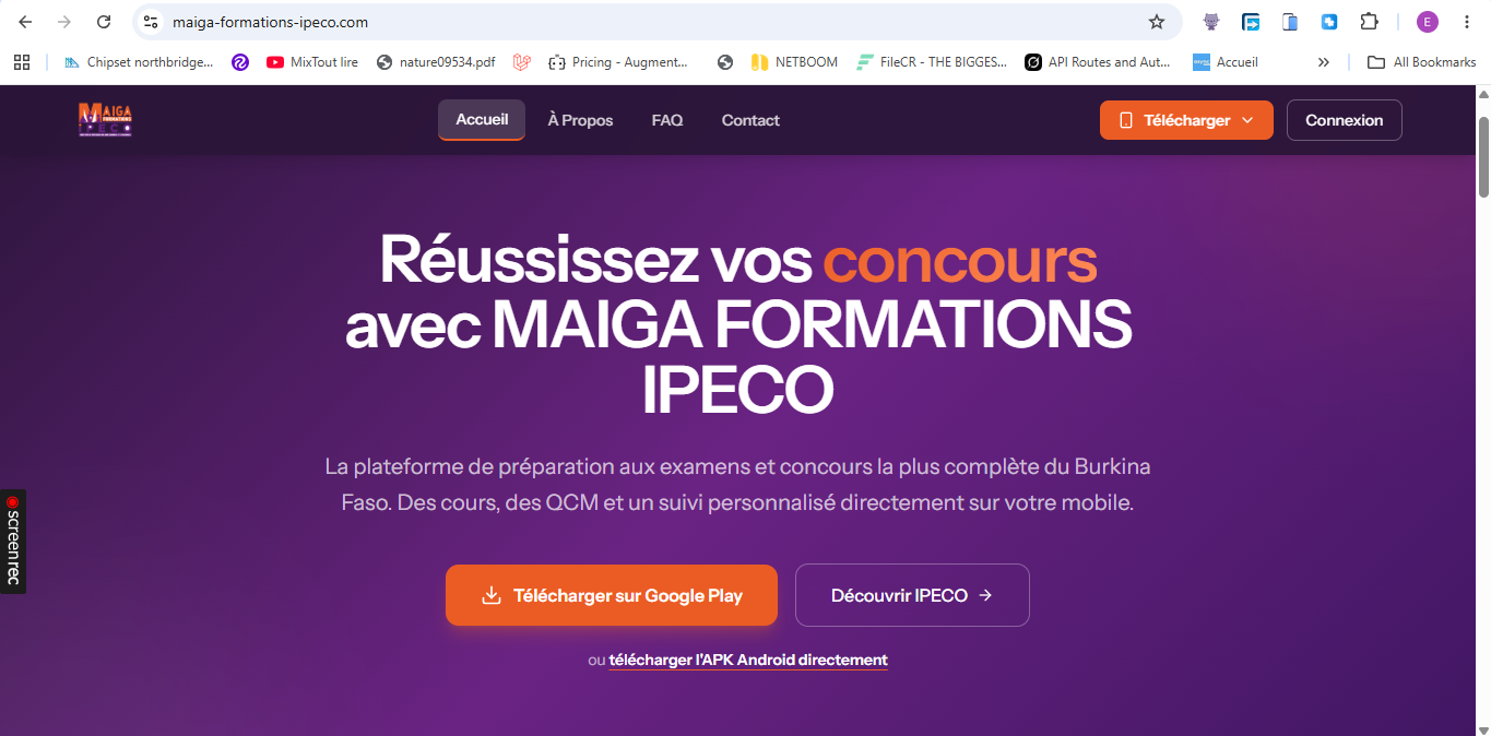 Maiga Formations IPECO